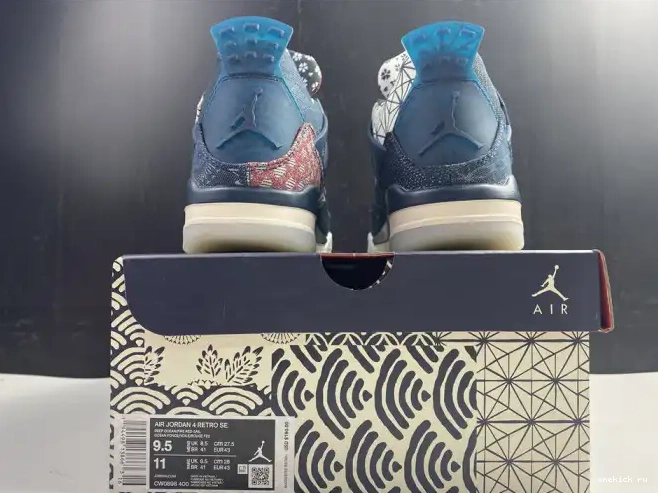 Chep Onekick Jordan 4 CW0898-400 Sashiko Air SE Retro 0505
